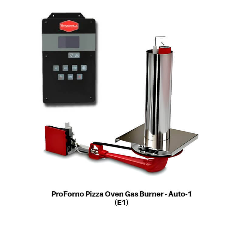 ProForno Tonio Dual Fuel Brick Portable Pizza Oven w/ Auto Gas Burner
