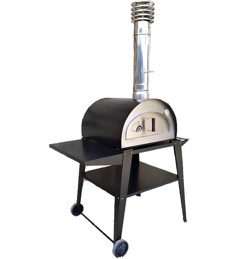 ProForno Pizzi Portable Wood-Fired Pizza Oven | Matte Black