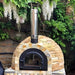 ProForno Vegas Wood Fired/Hybrid Brick Pizza Oven | Stainless Steel Chimney