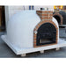 ProForno Dymus Wood Fired/Hybrid Brick Pizza Oven | in White