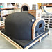 ProForno Dymus Wood Fired/Hybrid Brick Pizza Oven | Side View in Black