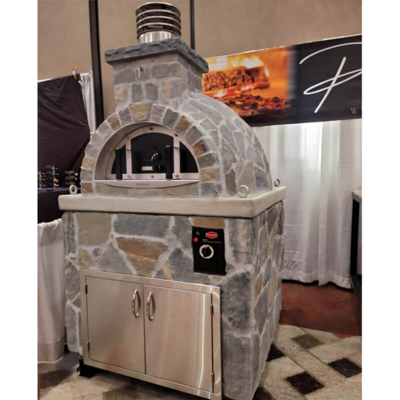 Proforno Sierra Ridge Wood Fired Pizza Oven | On Masonry Cart