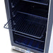 RCS 15-Inch 3.2 Cu. Ft. Outdoor Stainless Steel Refrigerator With Glass Window | Wire Shelves