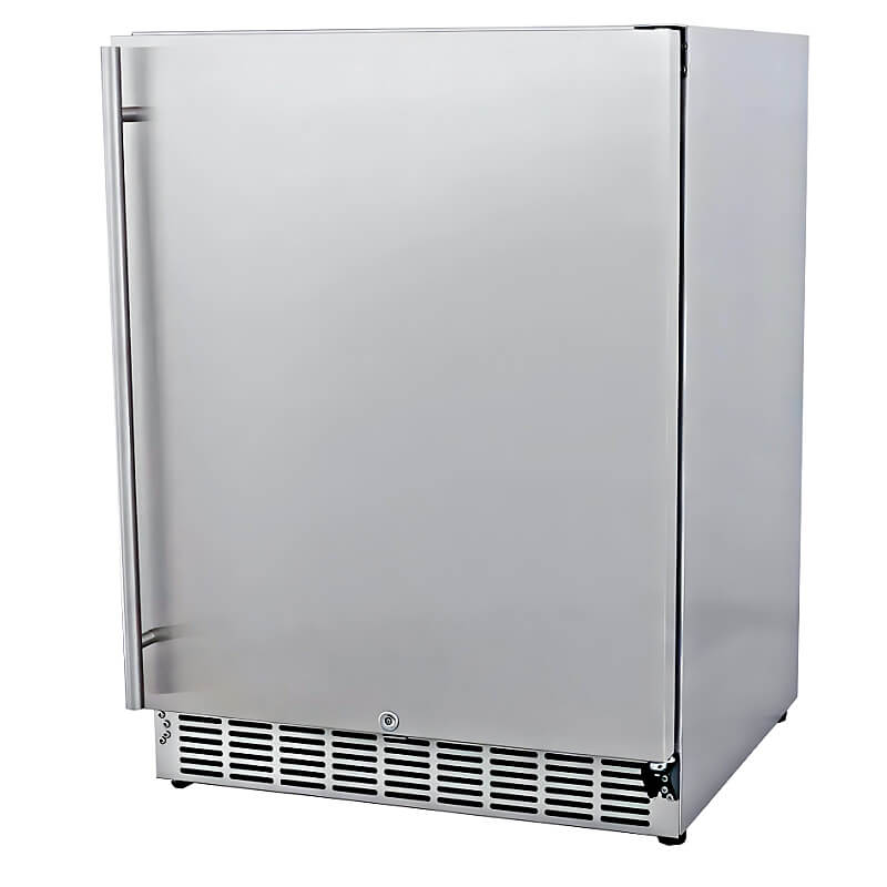 RCS 26 Inch 5.01 Cu. Ft. Outdoor Rated Stainless Refrigerator 