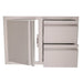 RCS 33-Inch Double Drawers With Single Door | Left Hinge