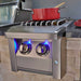 American Renaissance Grill Built-In Double Side Burner | Shown Installed in Outdoor Kitchen