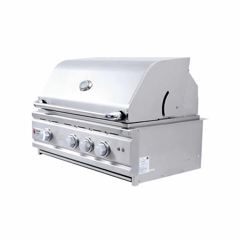 RCS Cutlass Pro 30 Inch 3 Burner Built-In Gas Grill  | With Built-In Pull-Out Grease Tray