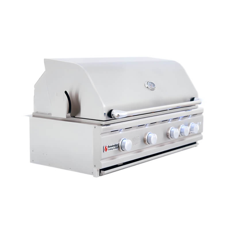 RCS Cutlass Pro 38 Inch 4 Burner Built-In Gas Grill | Blue LED Lights