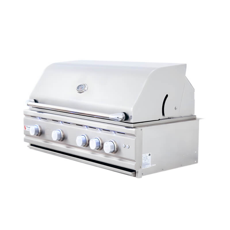 RCS Cutlass Pro 38 Inch 4 Burner Built-In Gas Grill | Grease Drip Tray