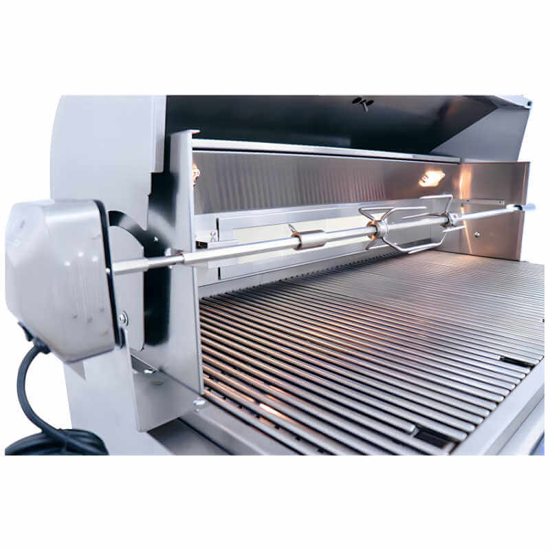 RCS Cutlass Pro 38 Inch 4 Burner Built-In Gas Grill | Rotisserie Kit with Forks