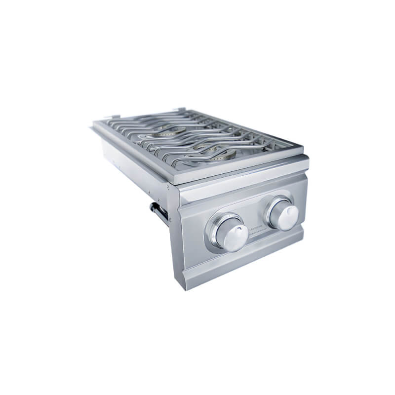 RCS Cutlass Pro Double Side Burner | Wave Pattern Cooking Grates