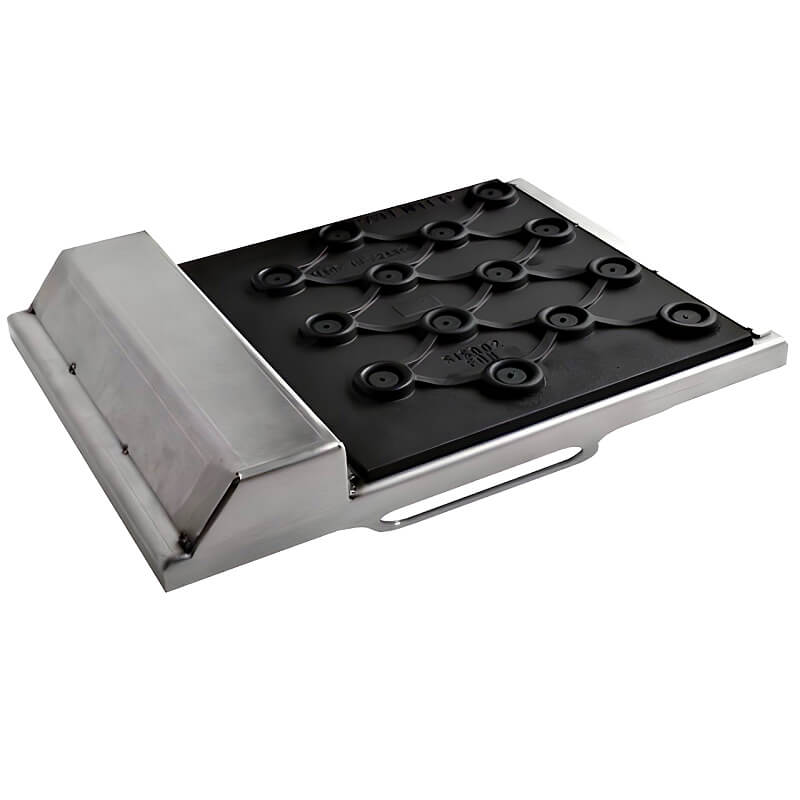 RCS Dual Plate Stainless Steel Griddle | Cast Iron Base Plate