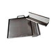 RCS Dual Plate Stainless Steel Griddle | Removable Grease Tray