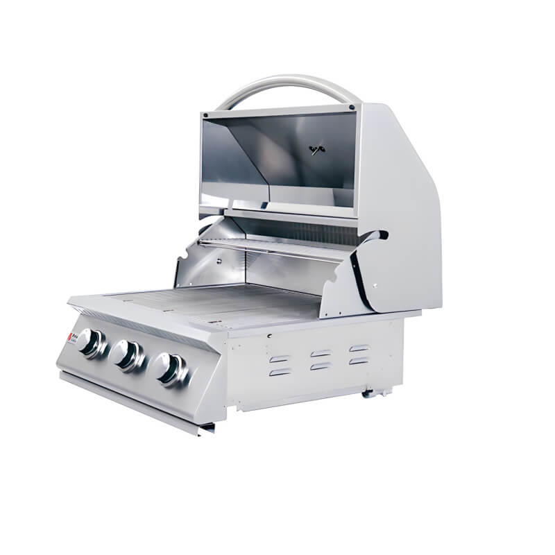 RCS Premier Series 26 Inch Built-In Gas Grill | Stainless Steel Warming Rack