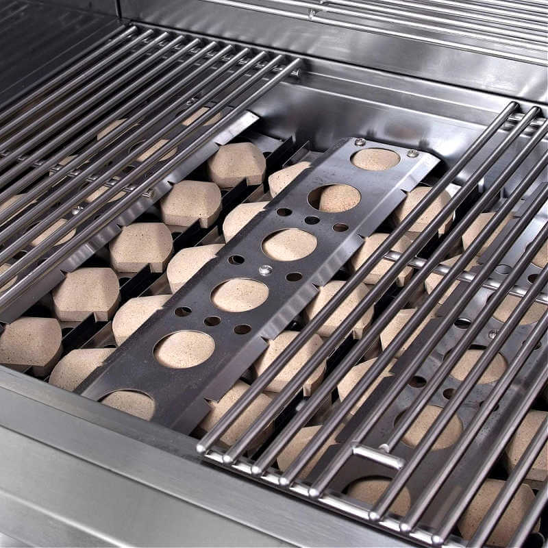 RCS Premier 26 Inch 3 Burner Freestanding Grill | Ceramic Briquettes