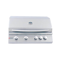 RCS Premier 32 Inch 4 Burner Built In Gas Grill With Rotisserie Burner - RJC32A