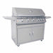 RCS Premier 40 Inch 5 Burner Freestanding Gas Grill | Dual-Lined Stainless Steel Grill Hood