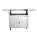 RCS Premier L-Series 32 Inch 4 Burner Freestanding Gas Grill | Stainless Steel Cart