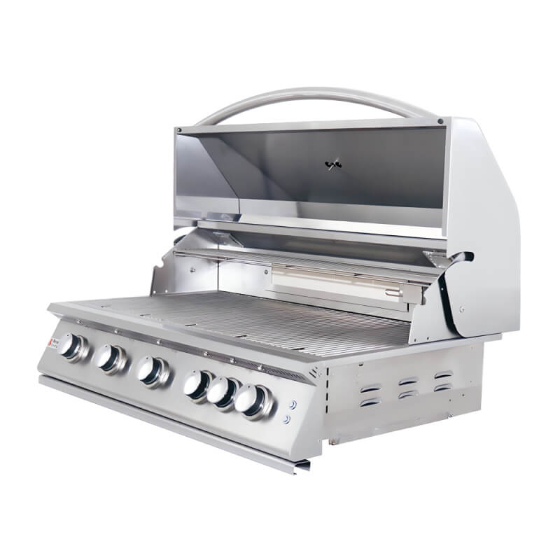 RCS Premier 40 Inch 5 Burner Built In Gas Grill | 906 Sq. Inch Grilling Area