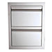 RCS Valiant 17 Inch Stainless Steel Double Drawer - VDR1