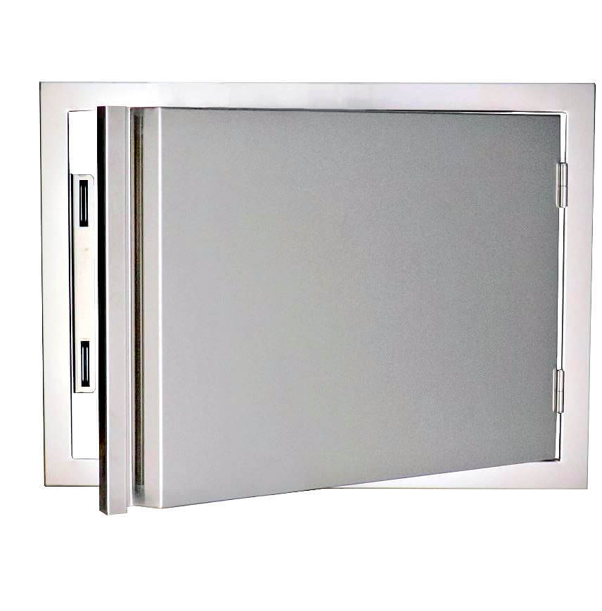 RCS Valiant 27 Inch Stainless Steel Horizontal Single Access Door | Right Side Hinges