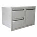 RCS Valiant 30 Inch Double Drawers with Propane Drawer Combo | Enclosed Double Drawers