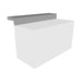 RTF Systems Ready To Finish Overhang Raised Bar And Backsplash | 48-Inch