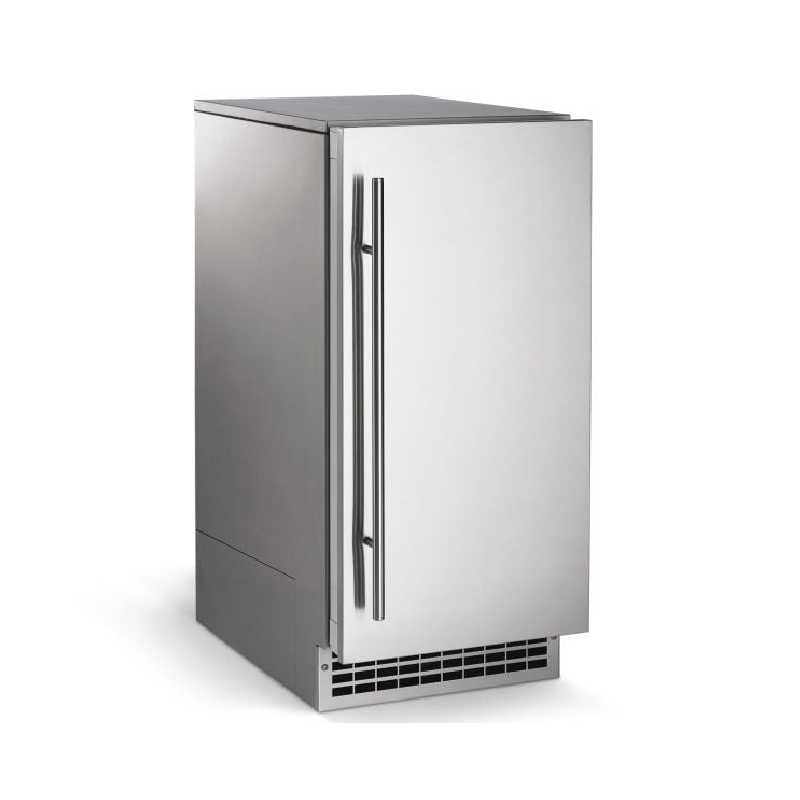 Scotsman Brilliance 80 Lb. 15-Inch Nugget Ice Machine With Gravity Drain - Stainless Steel