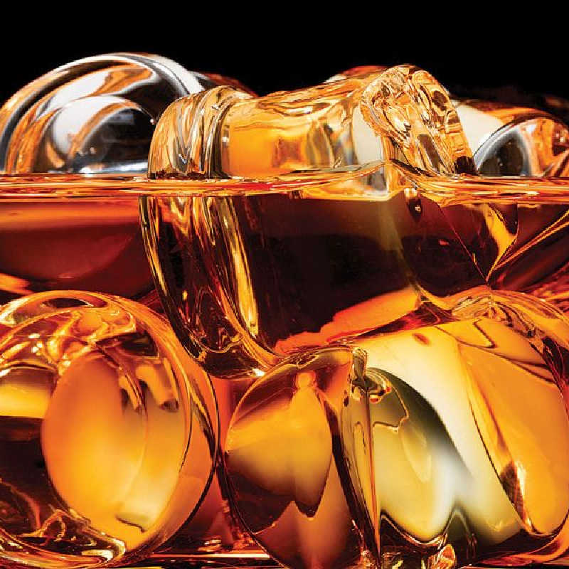 Scotsman Brilliance Outdoor Ice Maker | Clear Ice Close Up