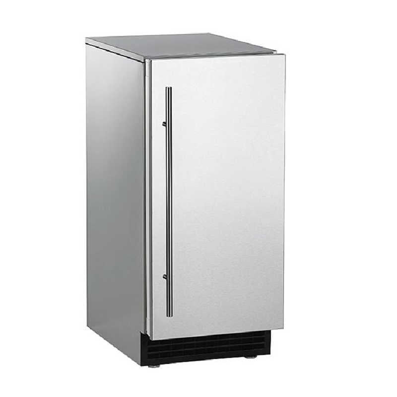 Scotsman Brilliance 30 Lb. 15-Inch Gourmet Ice Machine With Gravity Drain - Custom Panel / Stainless Cabinet