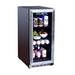 Summerset 15 Inch 3.2 Cu. Ft. Outdoor Refrigerator With Glass Door | Stainless Steel Door Frame