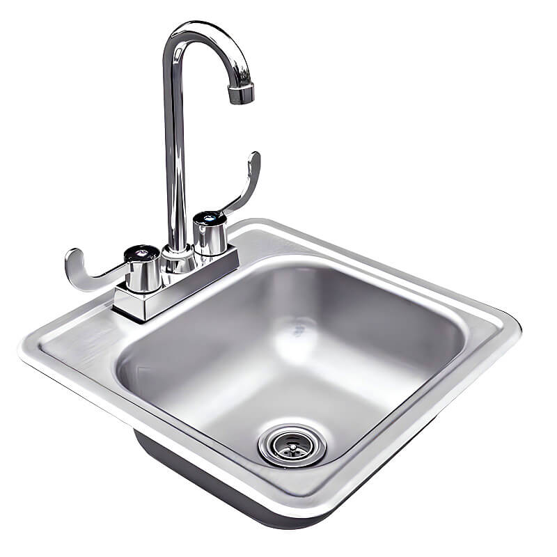 Summerset 15-Inch x 15-Inch Drop-in Sink