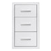 Summerset 17-Inch Stainless Steel Flush Mount Triple Drawer