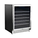 Summerset 24-Inch 5.3 Cu. Ft. Outdoor Single Zone Wine Cooler | Stainless Steel Door Frame