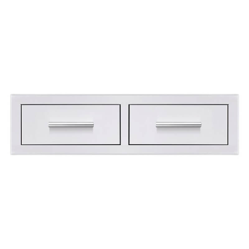 Summerset 32-Inch Stainless Steel Horizontal Double Drawer