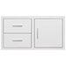 Summerset 42-Inch 2-Drawer & Access Door Combo — #304 SS, 16-Gauge, Flush Mount