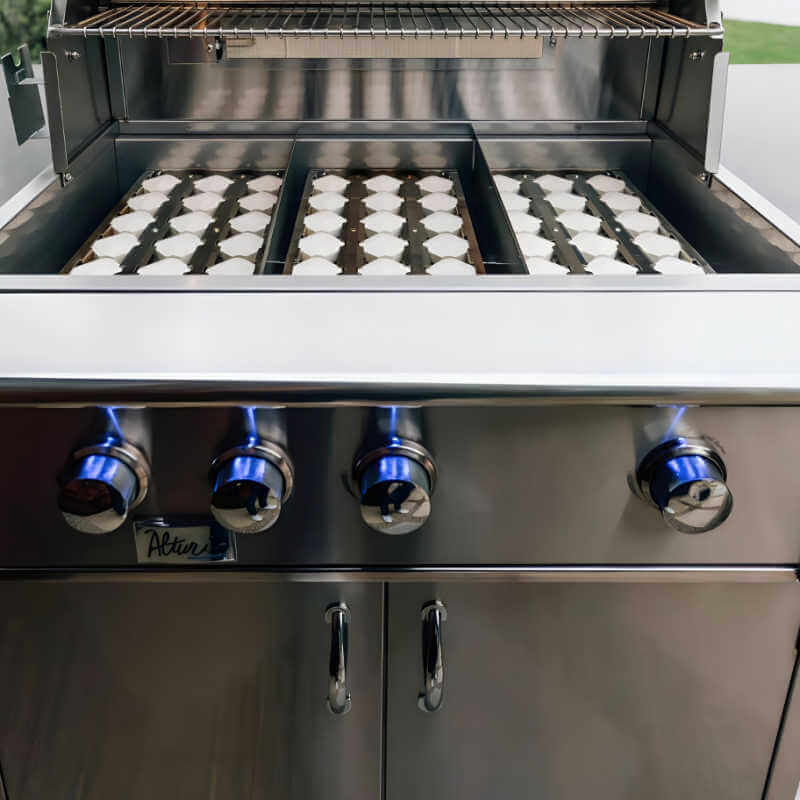 Summerset Alturi 36 Inch 3 Burner Built-In Gas Grill With Rotisserie | Heat Zone Separators