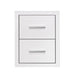 Summerset 17 Inch Stainless Steel Masonry Double Drawer