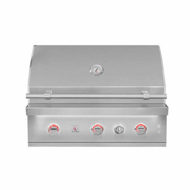 Summerset Quest Series 36-Inch Built-In Gas Grill | Red Burner Off/On State Lights