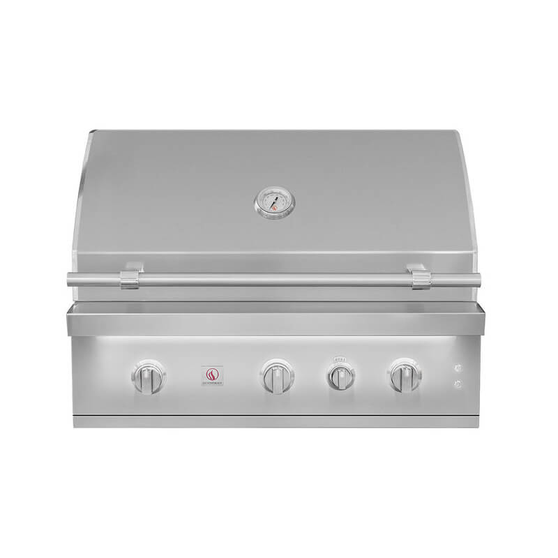 Summerset Quest 36-Inch 3-Burner Built-In Gas Grill — 54,000 BTU, #304 SS