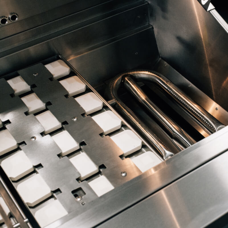 Summerset Quest Ceramic Briquette Trays — Enhanced Radiant Heat Distribution