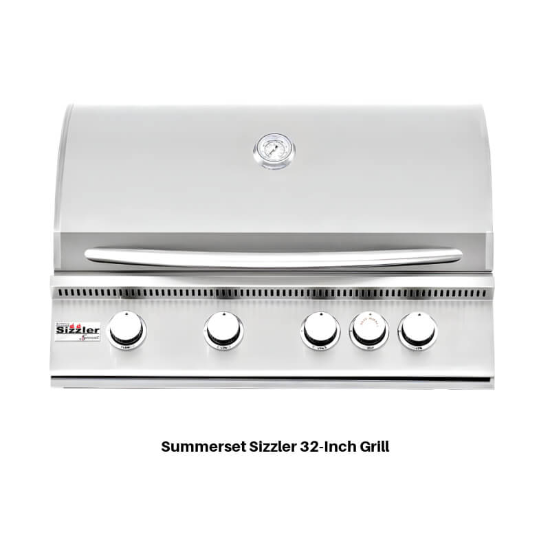 New Castle 71 Inch Grill Island  | Summerset Sizzler Gas Grill