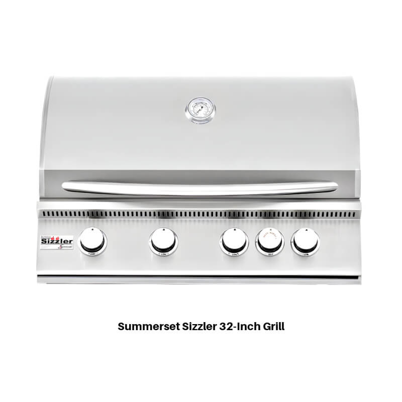 New Castle 62-Inch Grill Island | Summerset Sizzler Gas Grill