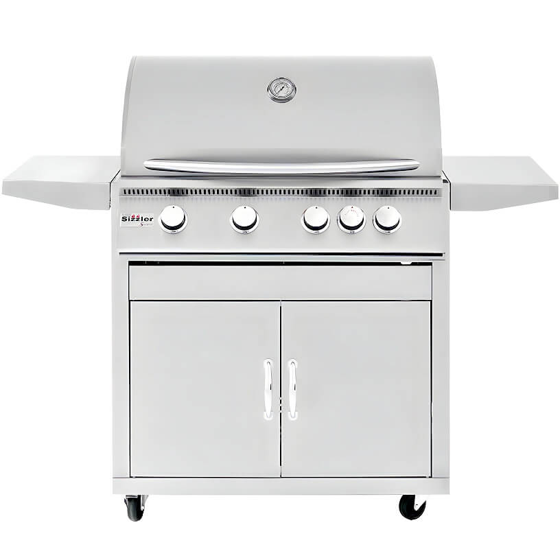 Summerset Sizzler 32 Inch 4 Burner Freestanding Gas Grill