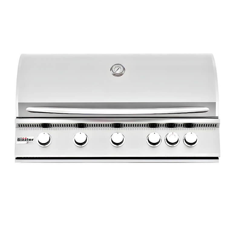 New Castle 71 Inch Grill Island | Summerset Sizzler 40-Inch 5 Burner Grill 