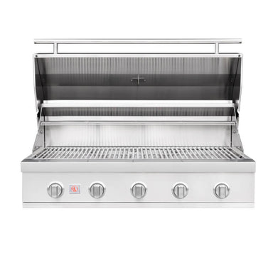 Summerset Sizzler Pro 40-Inch Gas Grill Open Hood — 875 Sq. In., Halogen Interior Lights