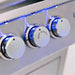 Summerset Sizzler Pro 32 Inch 4-Burner Freestanding Gas Grill | Blue LED Lights on Gas Controls