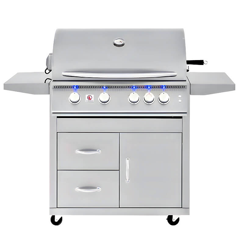 Summerset Sizzler Pro 32 Inch 4-Burner Freestanding Gas Grill