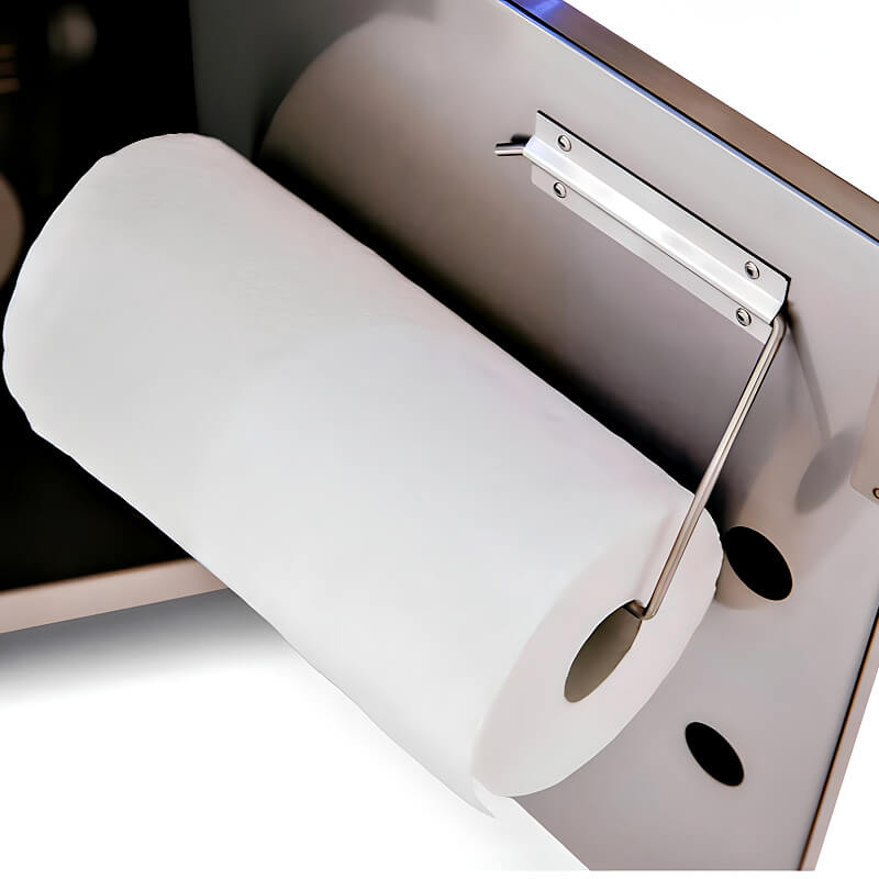 Summerset Sizzler Pro 40 Inch 5 Burner Freestanding Gas Grill | Paper Towel Holder