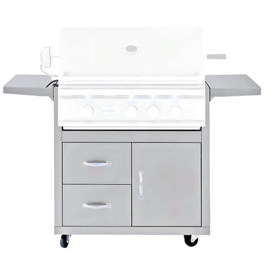 Summerset Sizzler Pro 32 Inch Deluxe Stainless Steel Grill Cart